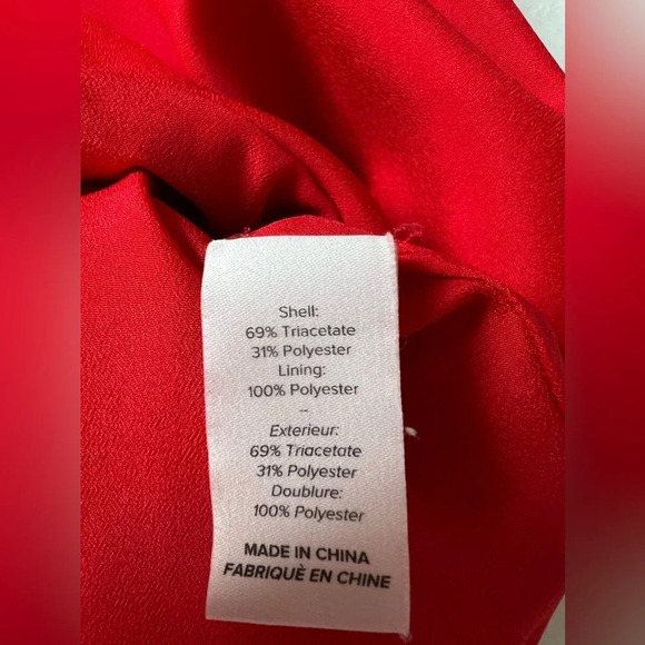 Cinq a Sept Red Strapless Luna Midi Sheath Mermaid Hem Dress Size 2 - Picture 10 of 10